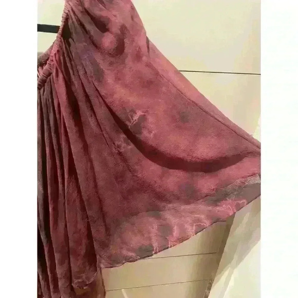 YFB,Young Fabulous and Broke Silk&Modal Tie-Dyed Draped Mini, S - Picture 4 of 8